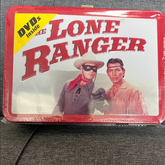 (Factory Sealed!) The Lone Ranger Red Lunchbox - Picture 1 of 4